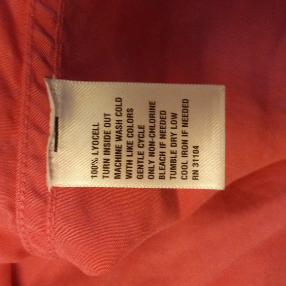 Crown & Ivy Beach Woman Pink Long-Sleeve Button-Down Shirt Size 0X - Picture 4 of 4